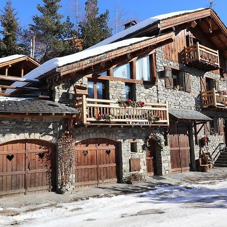 Appartement Cosy Pour 4 Personnes En Chalet De Pierres Saint-Martin-de-Belleville Luaran gambar