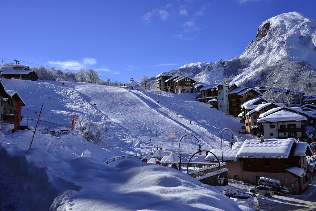 Appartement Cosy Pour 4 Personnes En Chalet De Pierres Saint-Martin-de-Belleville Luaran gambar